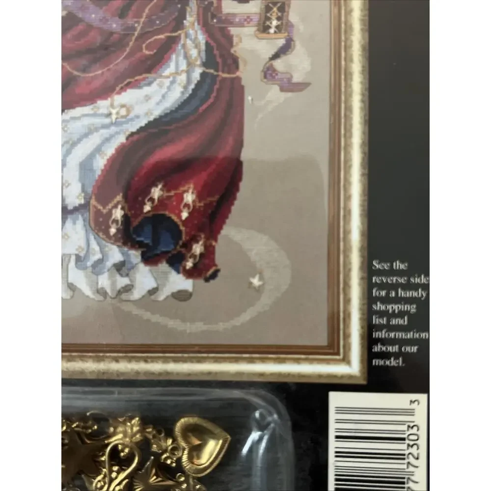 Vintage Dimensions Chart & Charms Guiding Angel Cross Stitch 72303 Laine Gordon